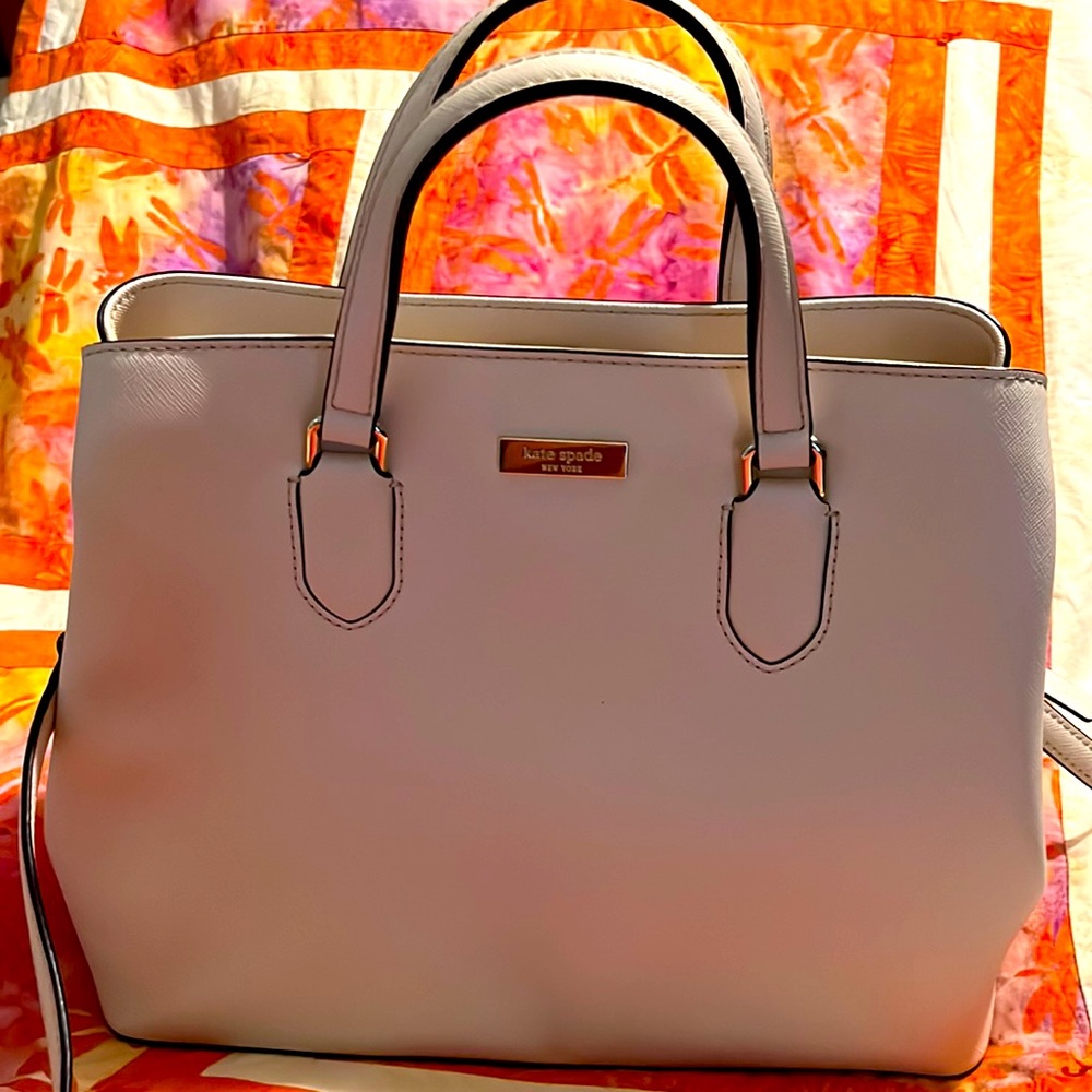 Kate Spade 👜 clay pink purse!  EUC